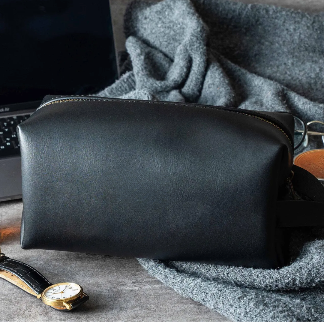 Leather Toiletry Bag