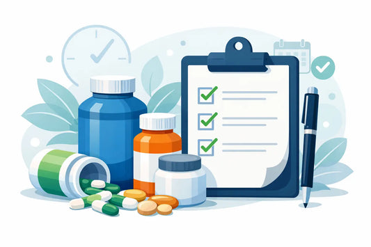 A Supplement Routine Checklist That Sticks