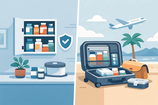 How to Store Supplements Safely at Home and Away