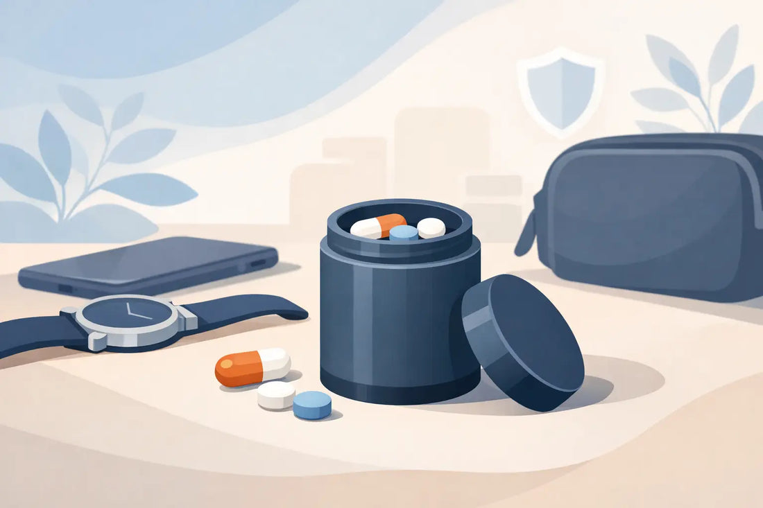 How a Discreet Pill Container Protects Your Routine