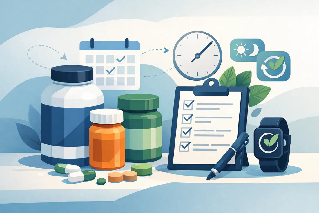 How to Build a Supplement Routine System That Lasts