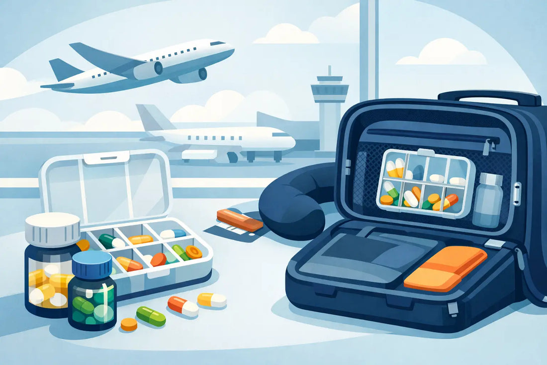 How to Pack Daily Vitamins for Flights Safely