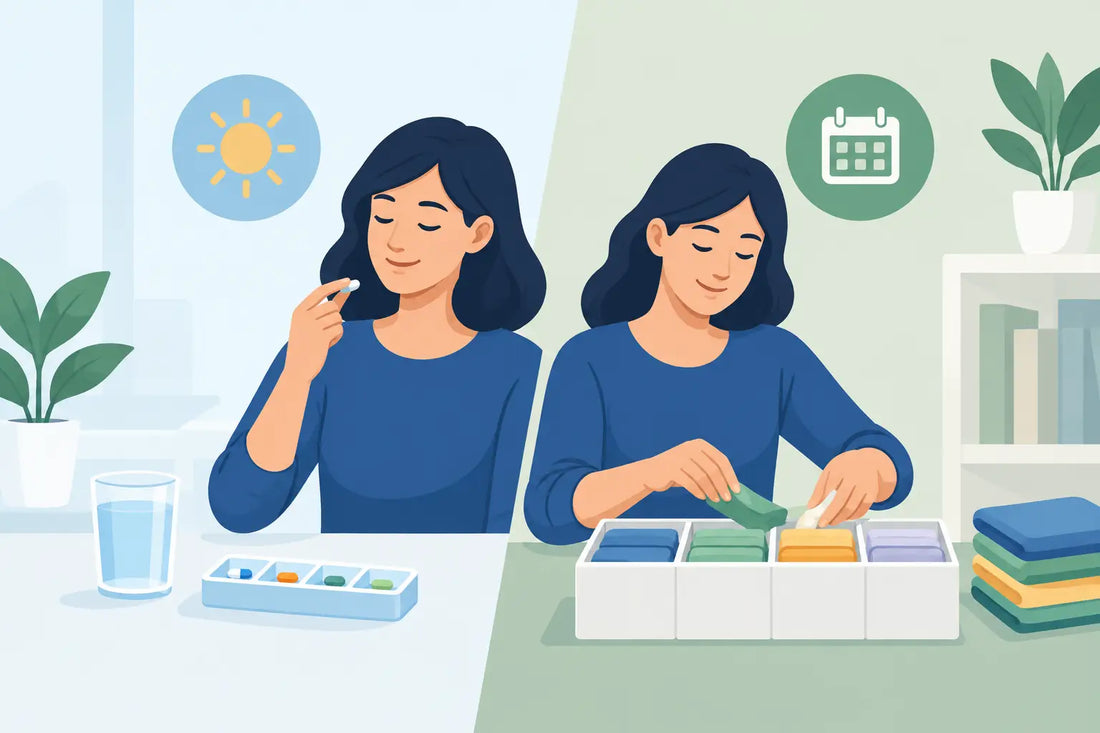 Daily Doses Versus Weekly Sorting for Better Routines