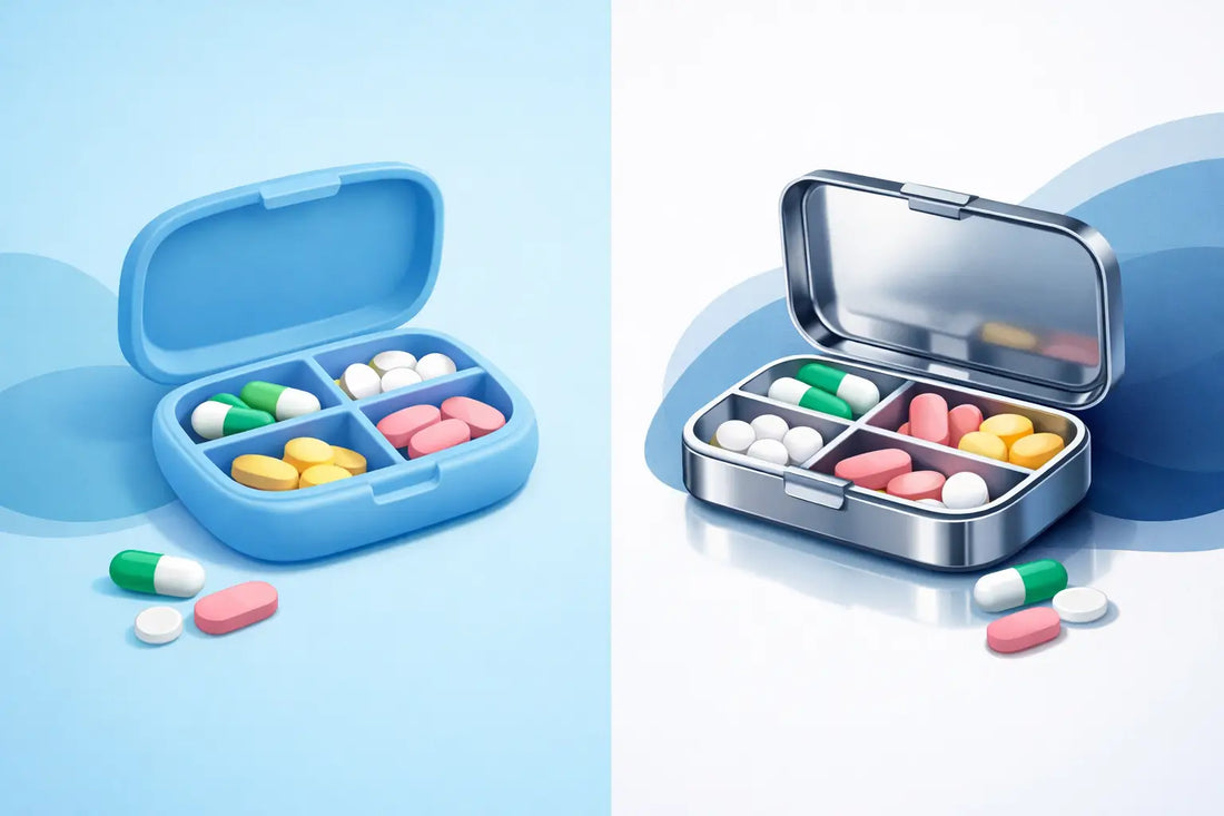 Silicone Versus Metal Pill Cases Compared