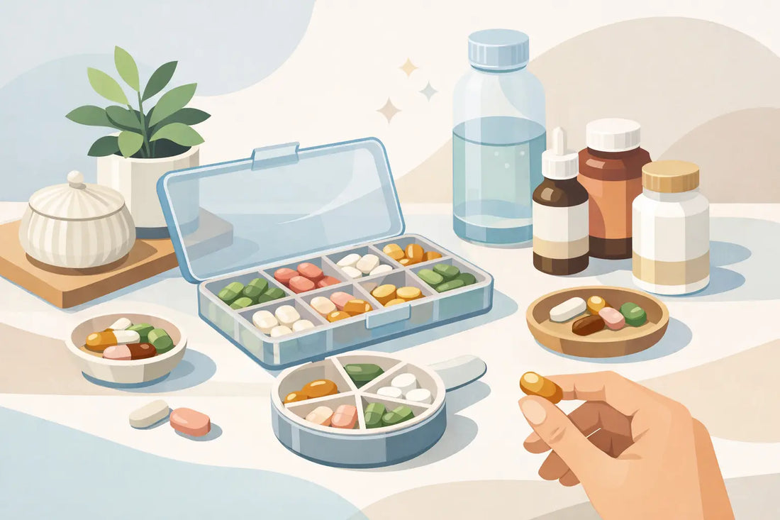 How to Organize Daily Supplements Beautifully